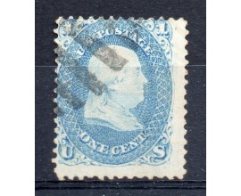 USA / N° 18 FRANKLIN 1c BLEU (o)