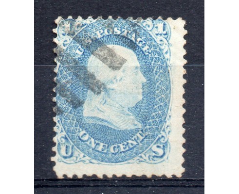 USA / N° 18 FRANKLIN 1c BLEU (o)