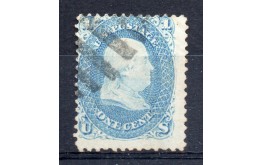 USA / N° 18 FRANKLIN 1c BLEU (o)